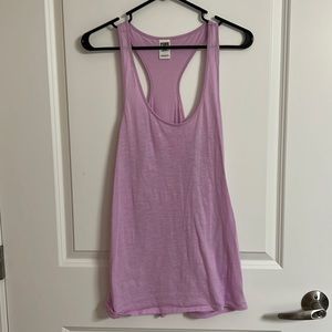 Pink racerback thin tank